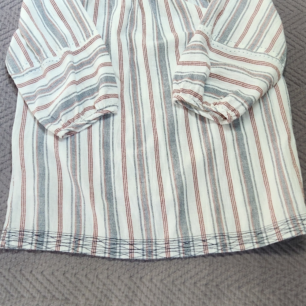 Wrap London peasant blouse